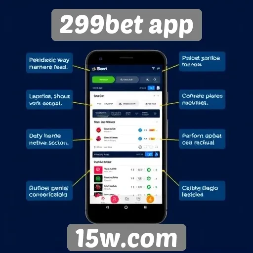 Avaliação das funcionalidades do 299bet app